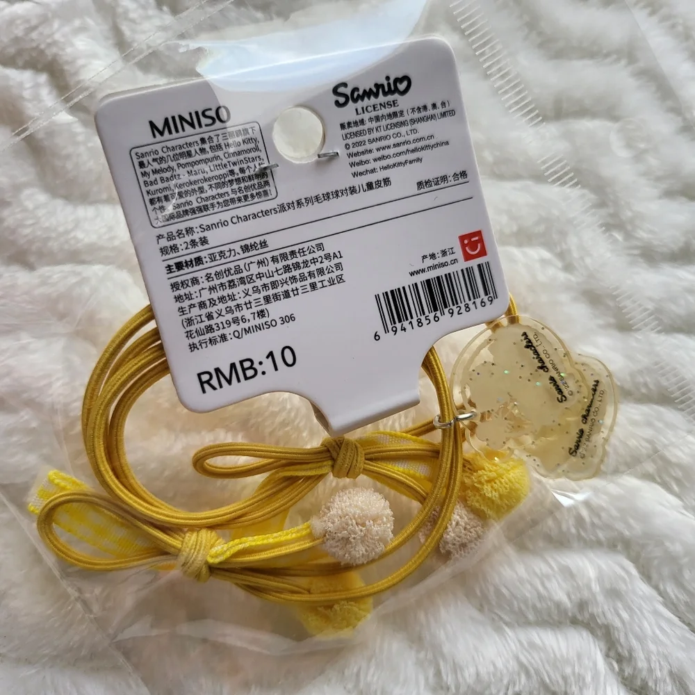 Sanrio Family Hair Tie - Yellow